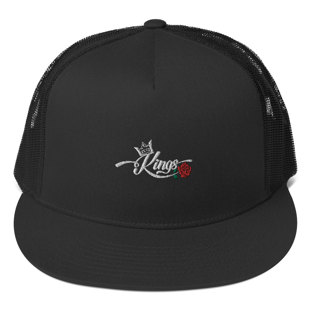 Men's King Black Trucker Cap