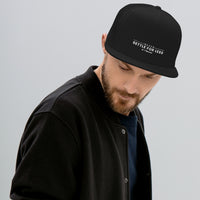 Never Settle For Less Black Trucker Cap