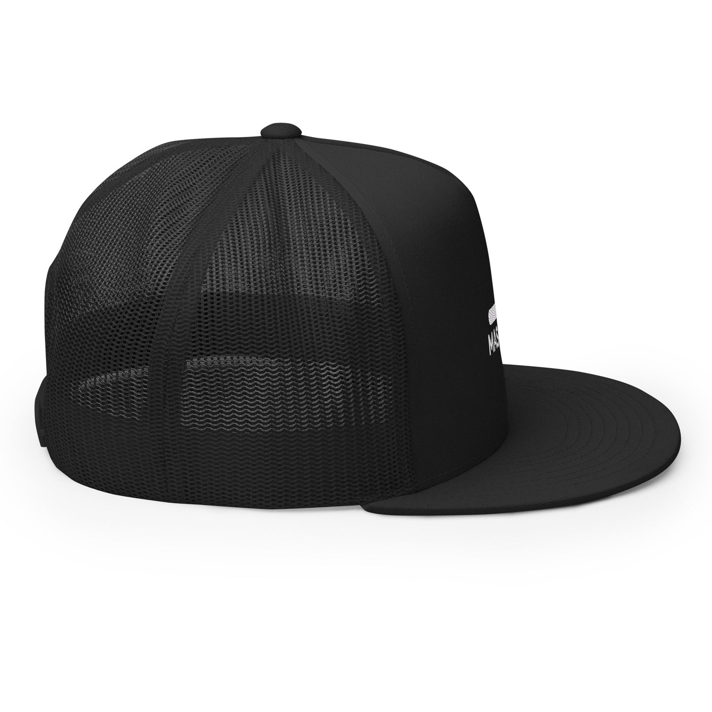 Men's Masculine Black Trucker Cap