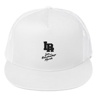 LR Merch White Trucker Cap