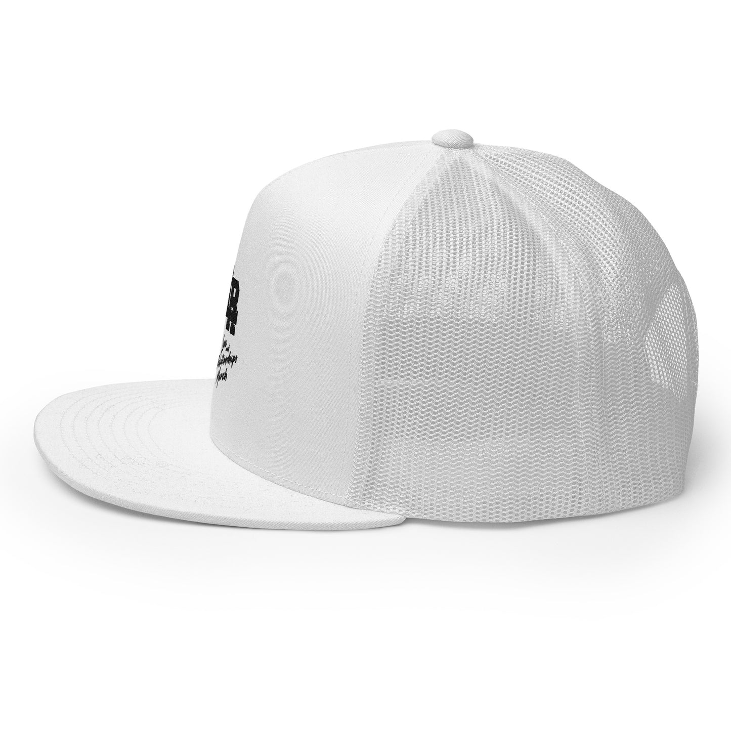 LR Merch White Trucker Cap