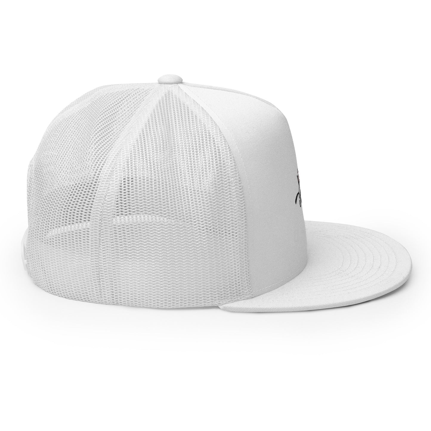 Men's King White Trucker Cap