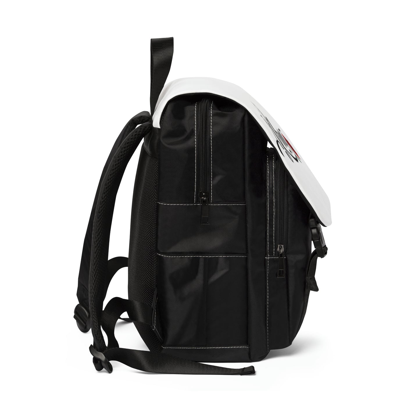 Men's King White Casual Shoulder Backpack