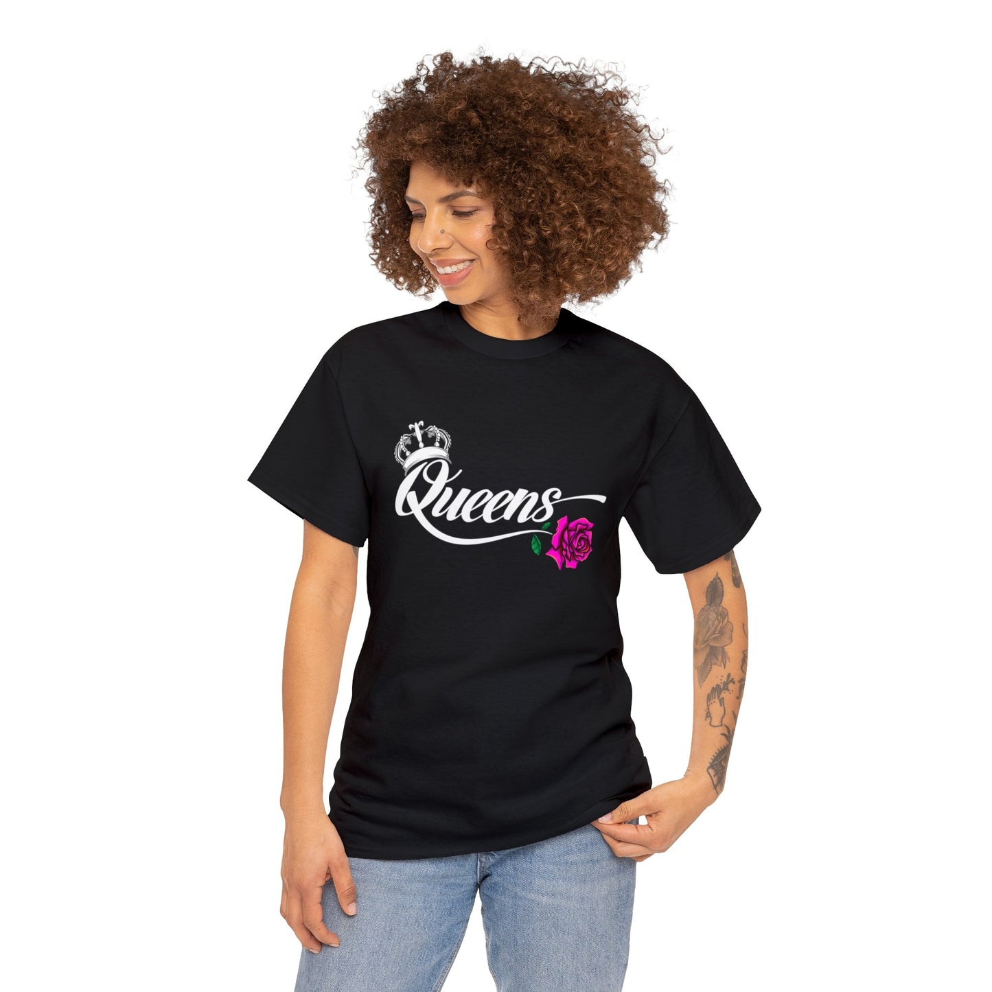 Women’s Queen Black Tee