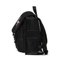 Woman's Queen Black Casual Shoulder Backpack