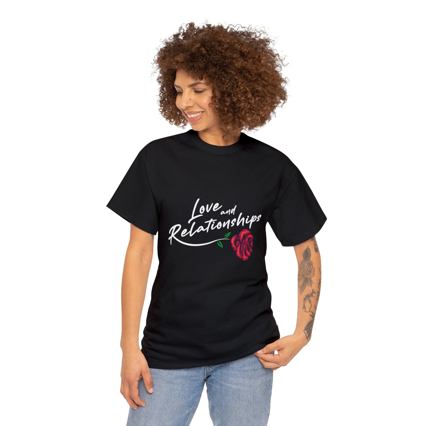 Women's Love & Relationships Black T-Shirt