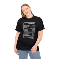 Women's Feminine Black T-Shirt