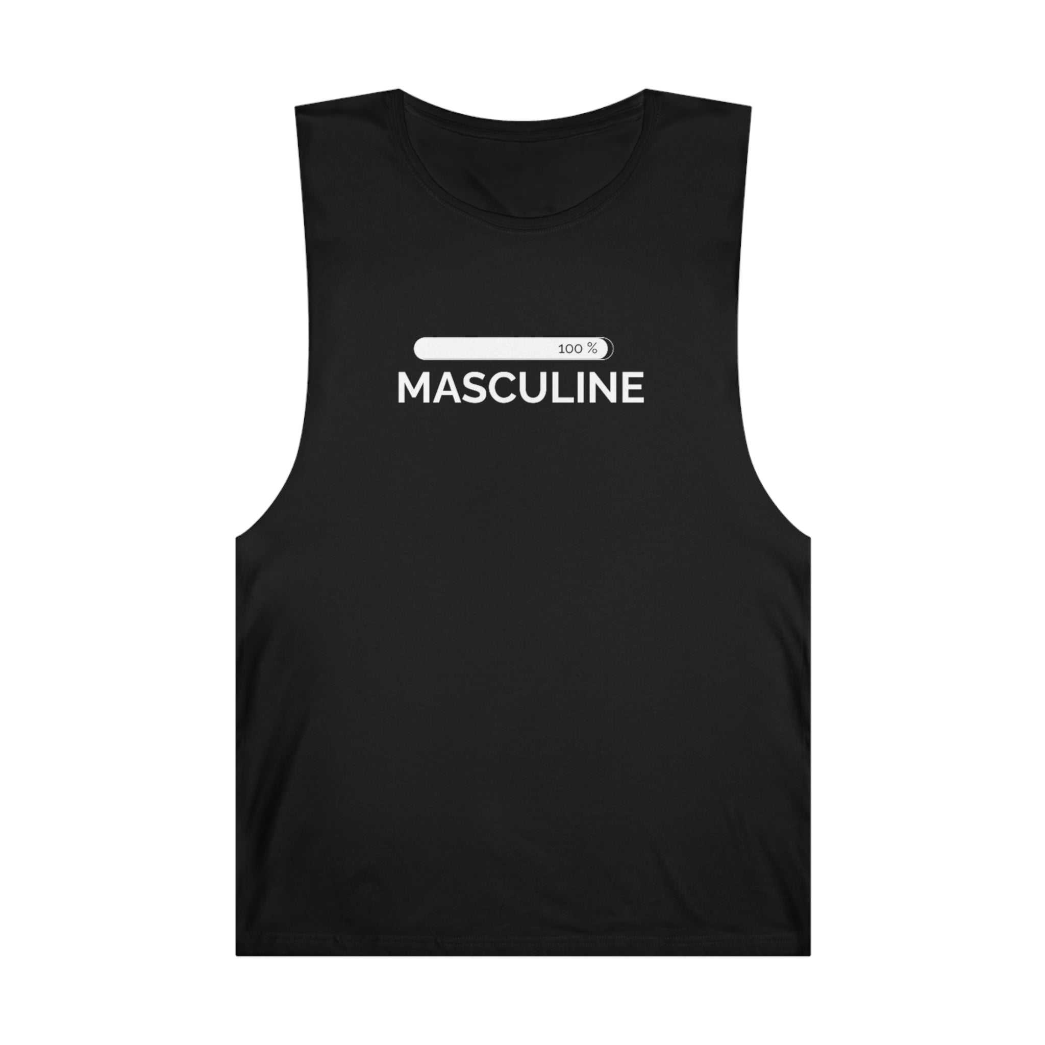 Men's Masculine Black Tank