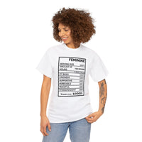 Women's Feminine White T-Shirt