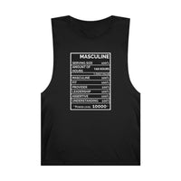 Premium Men's Masculine Black Tank Top