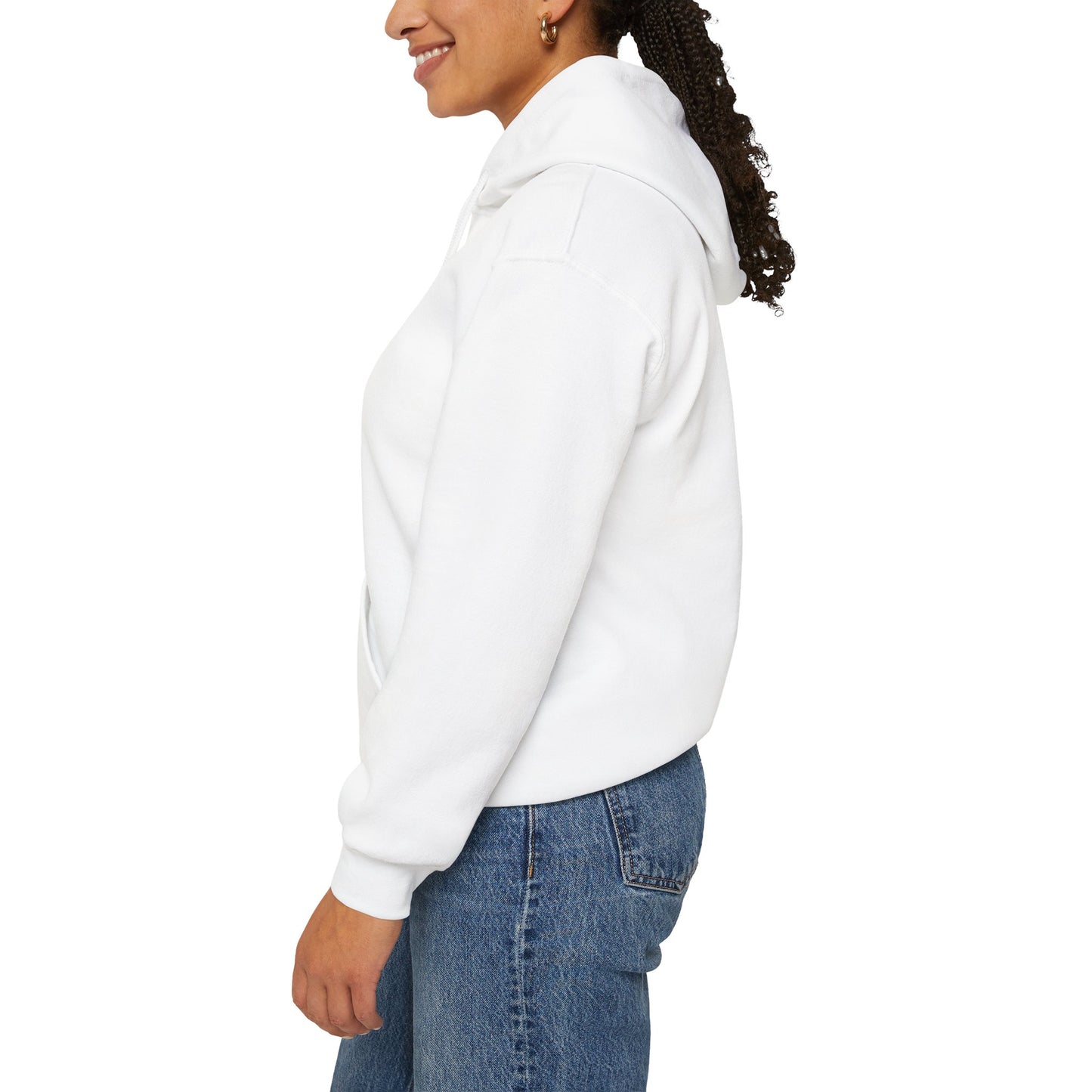 Woman's Feminine White Hoodie