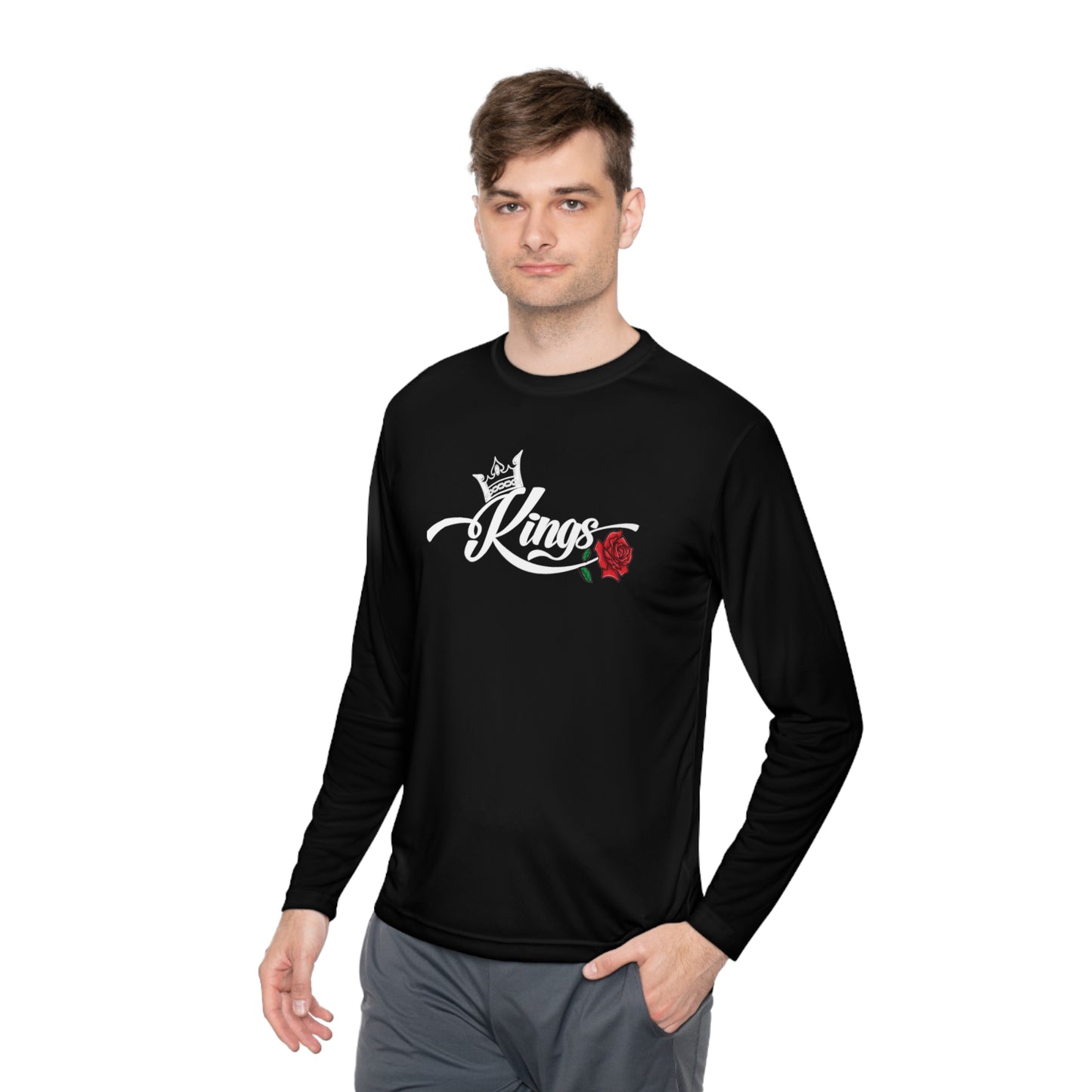 Men's King Black Long Sleeve Tee