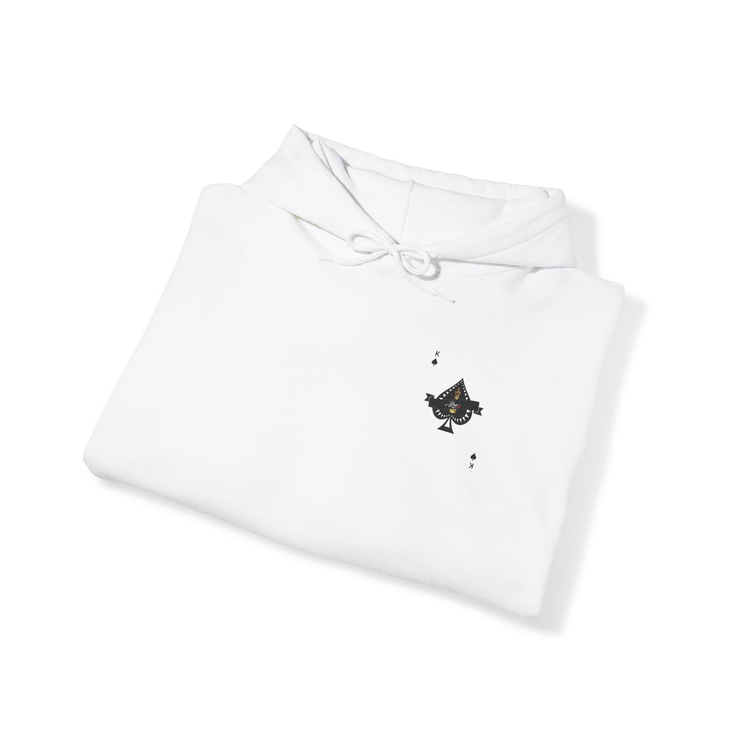 Men's Ace King White Hoodie