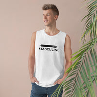 Men's Masculine White Tank