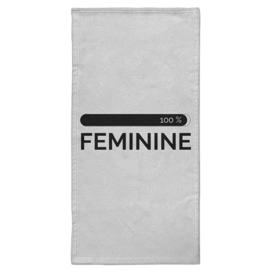 Woman's Feminine White Hand Towel