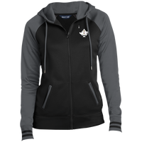 Woman's Ace Queen Black Full-Zip Hooded Jacket