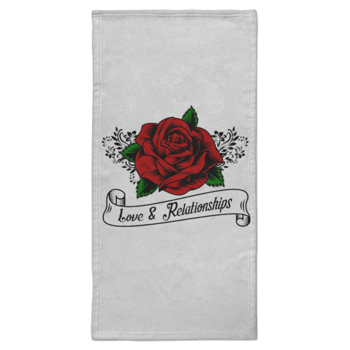 Premium Love & Relationships White Hand Towel