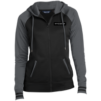 Never Settle For Less Black Full-Zip Hooded Jacket