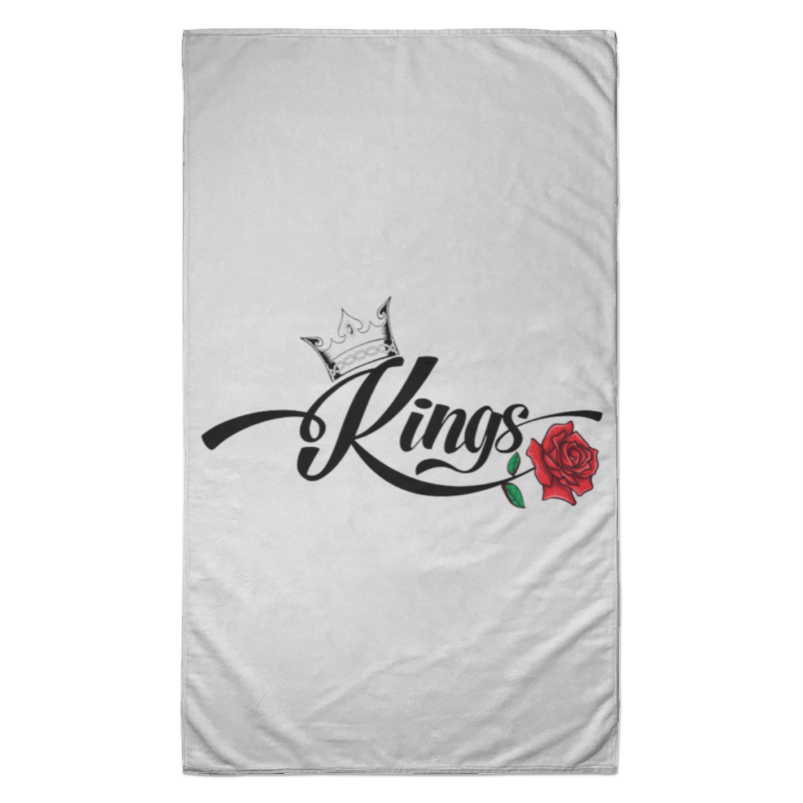 Men's King White Bath Towel