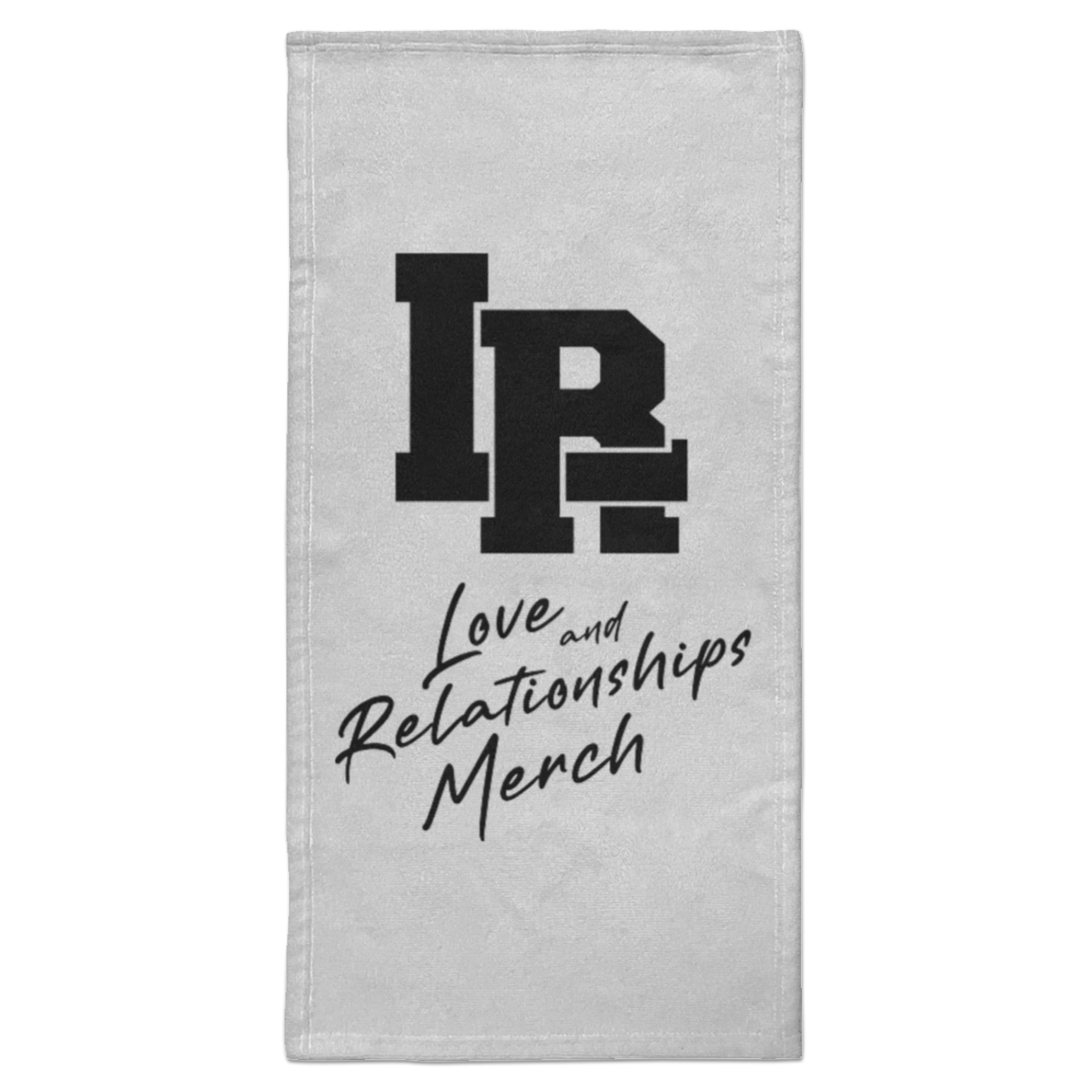 LR Merch White Hand Towel