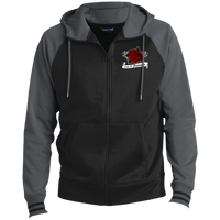 Men's Premium Love & Relationshps Black Full-Zip Hooded Jacket