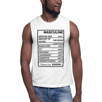 Premium Men's Masculine White Tank