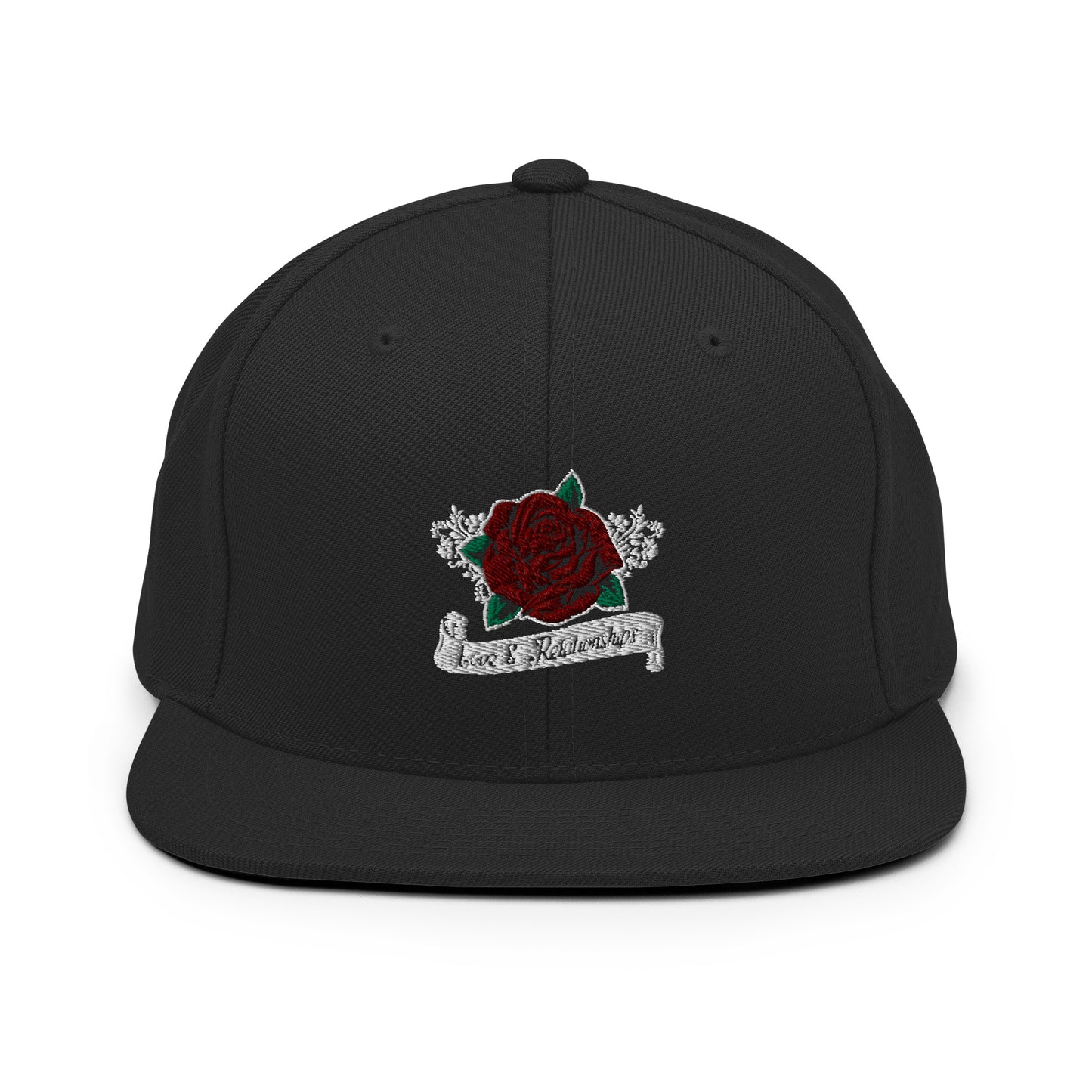 Premium Love & Relationships Black Snapback Hat