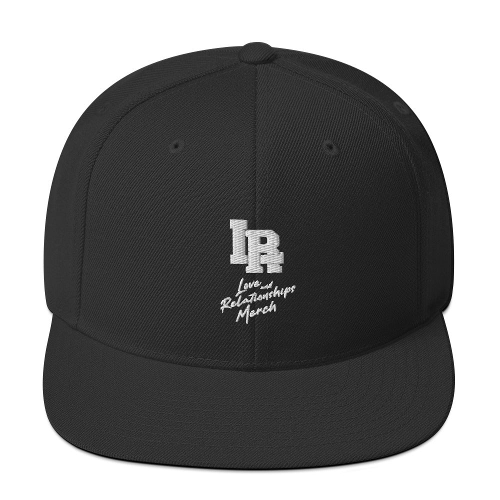 LR Merch Black Snapback Hat