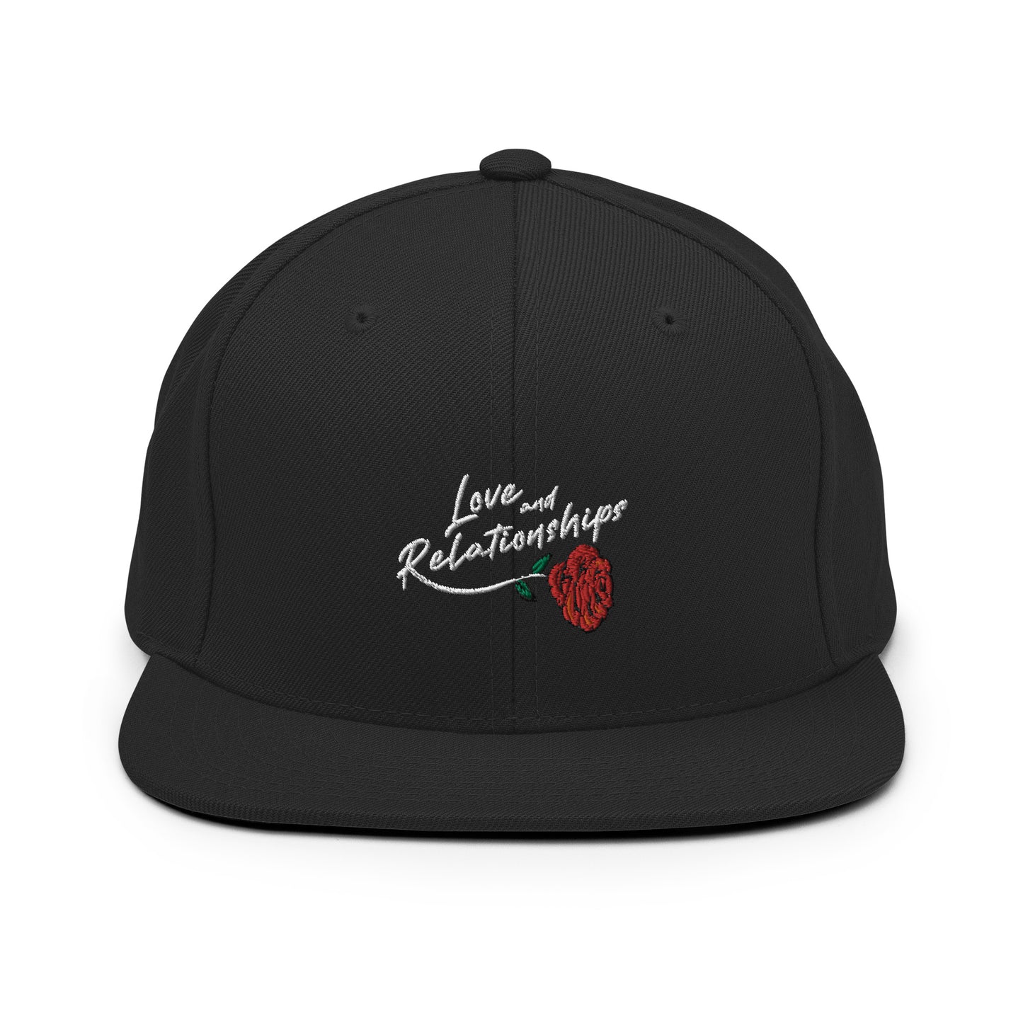 Love & Relationships Black Snapback Hat