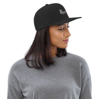 Woman's Queen Black Snapback Hat