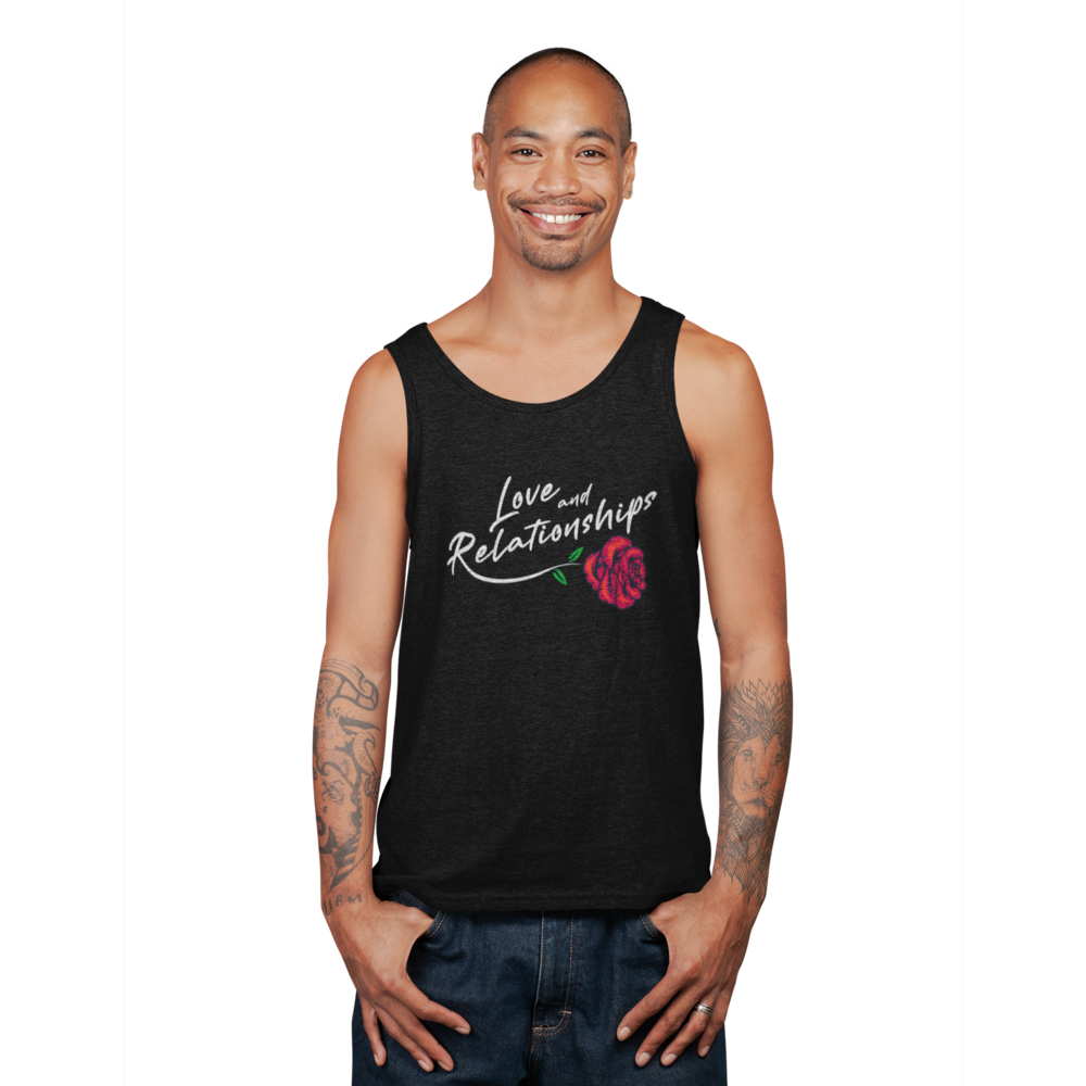 Men's Love & Relationships Black Tank